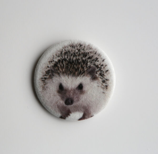 brooch, hedgehog